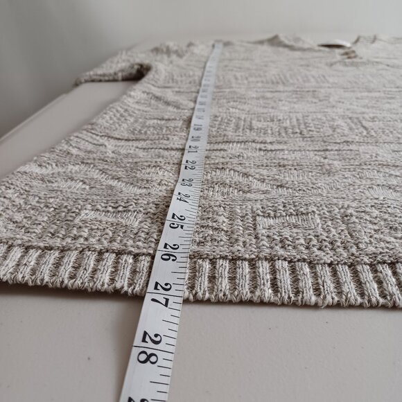 Tradition Heather Beige Textured Knit Vintage Sweater - Picture 13 of 16